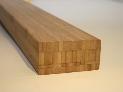 Solid bamboo dimensional lumber